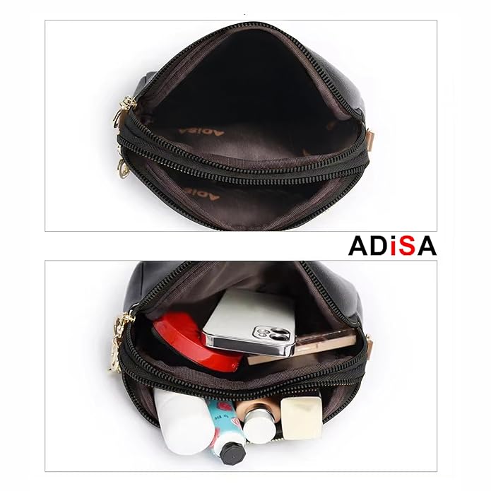 ADISA Women's Girls Grains Cross Body Sling Bag - Image 4
