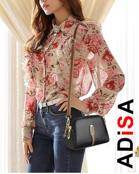 ADISA Women's Girls Grains Cross Body Sling Bag - Image 3